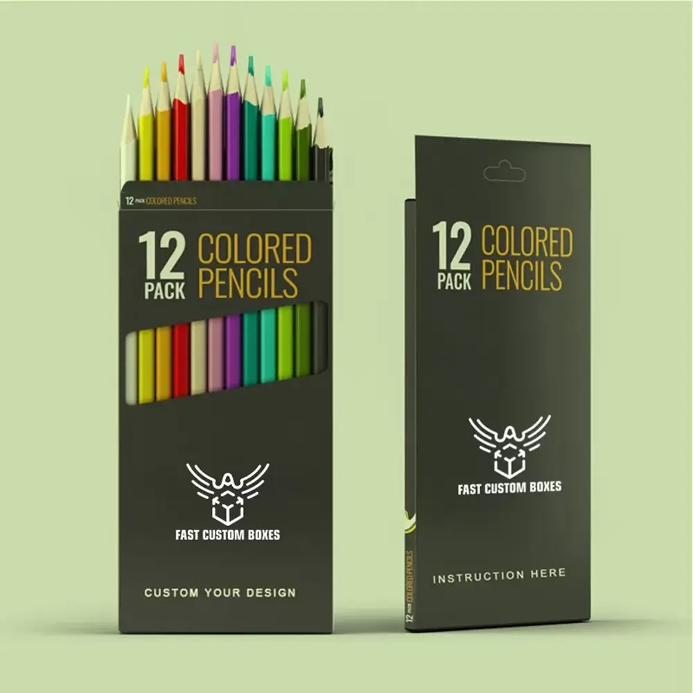 Custom Cardboard Pencil Boxes